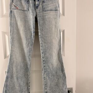 Diesel Light Blue Flare Jeans